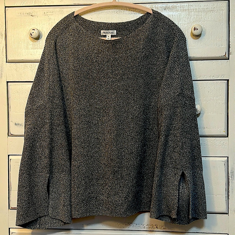 Dressy gray sweater